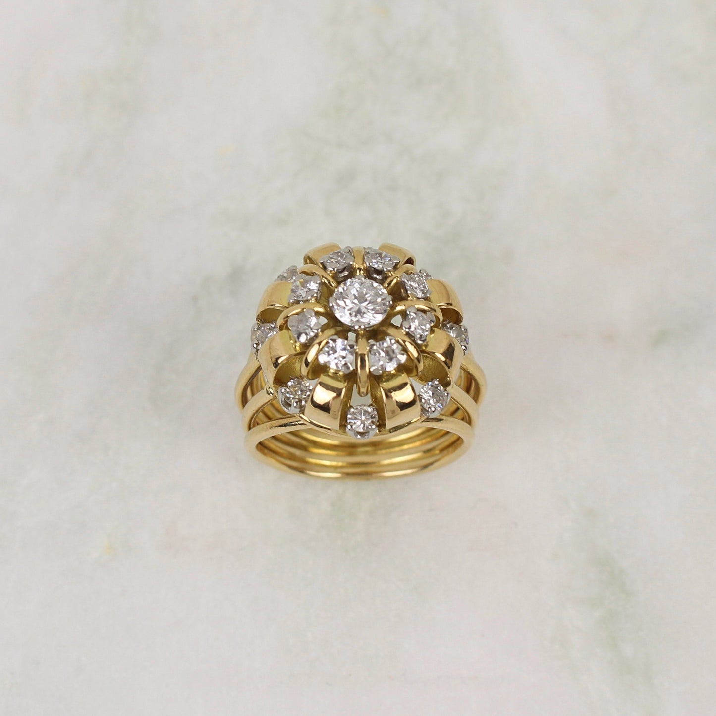 Bague parapluie des années 60