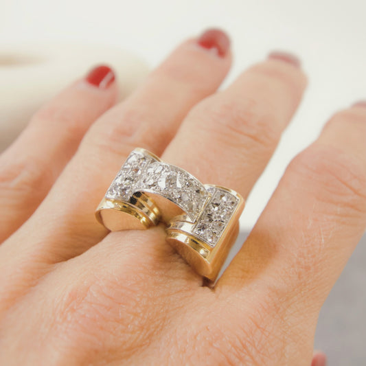 bague ancienne dite bague tank