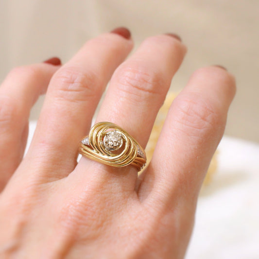 Bague Tourbillon des années 50