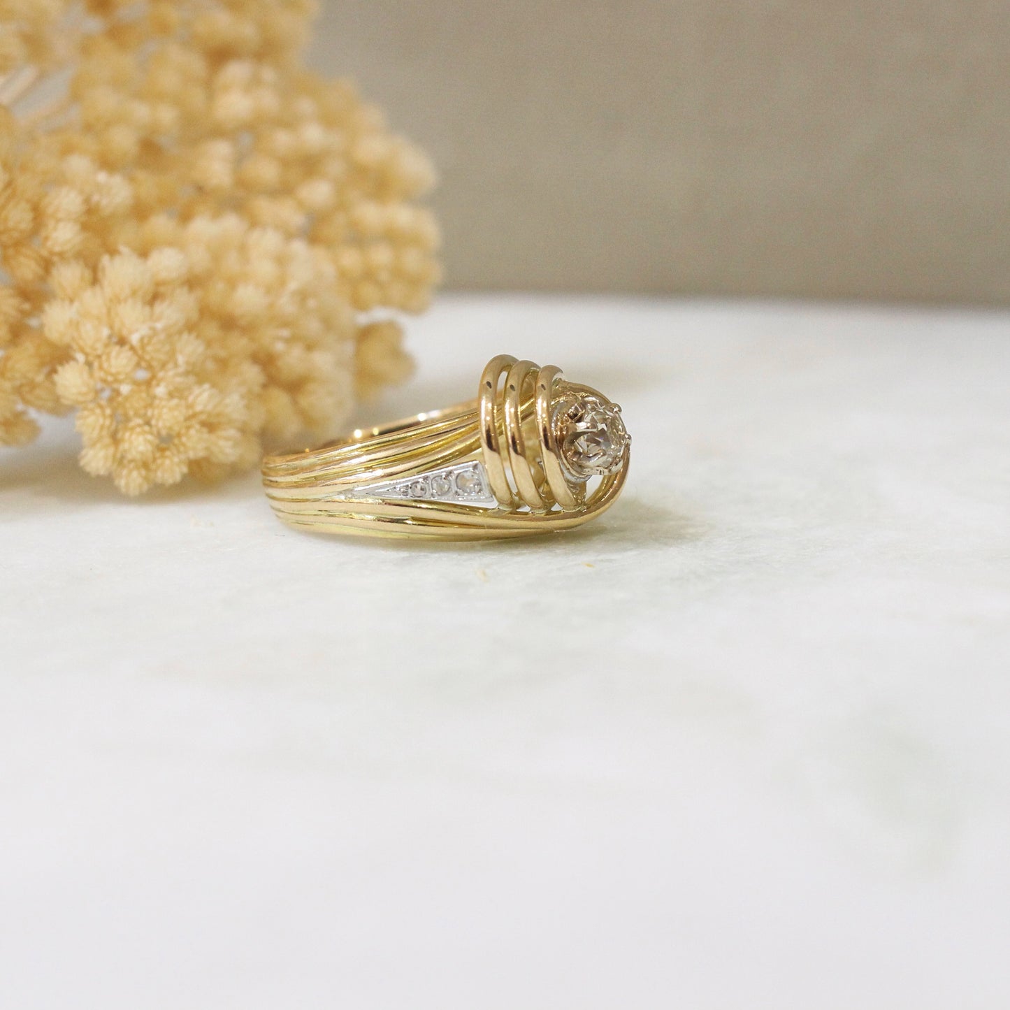 Bague Tourbillon des années 50