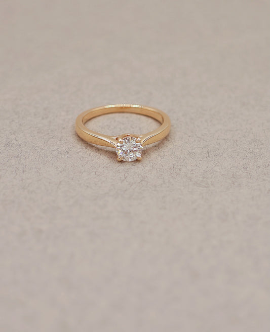 Bague de fiancailles diamant or 18K