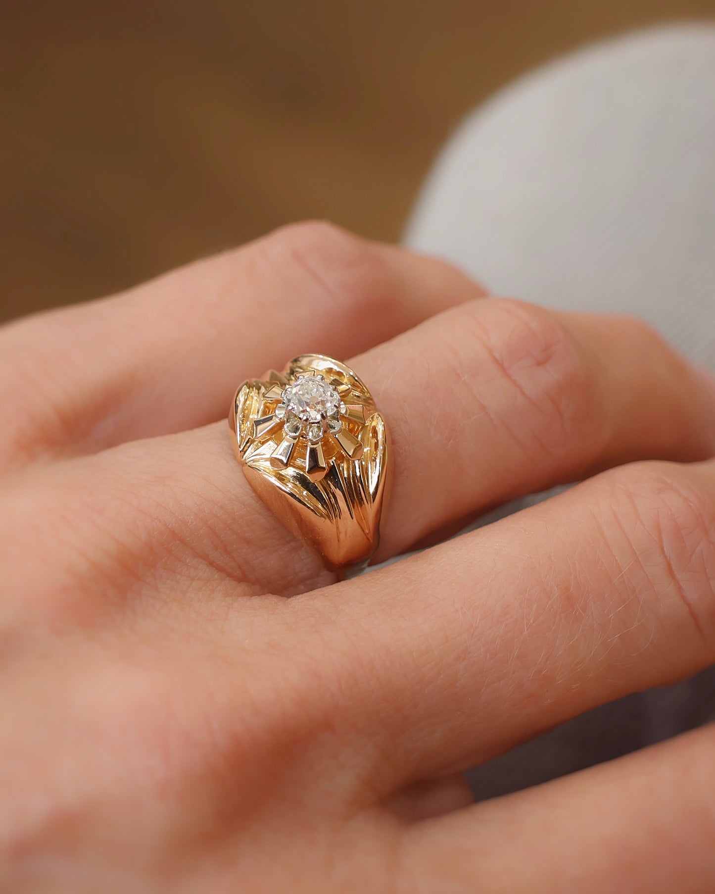 bagueancienneditebaguetankorneed_undiamantancien-montureenor18k