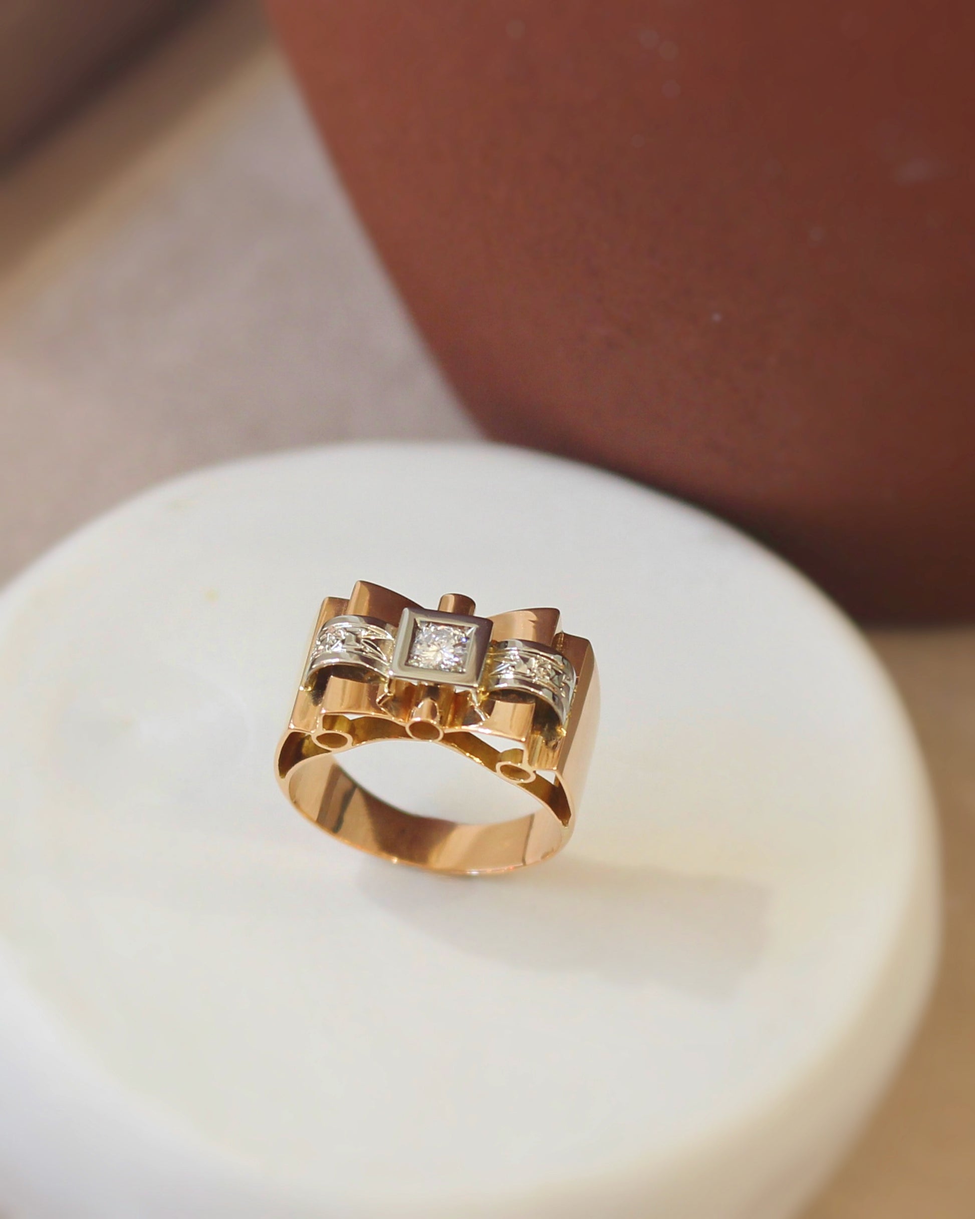 bague noeud ancienne bague tank