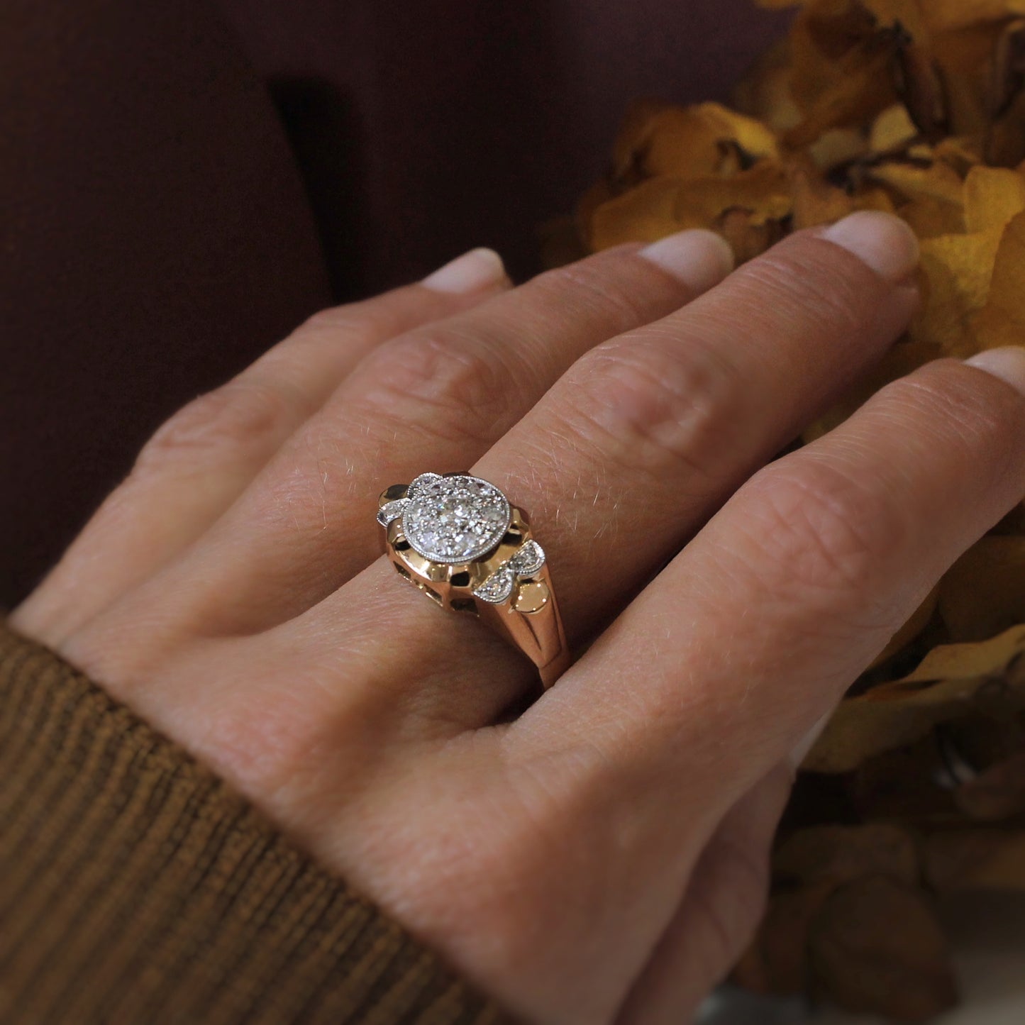bague tank des années 40