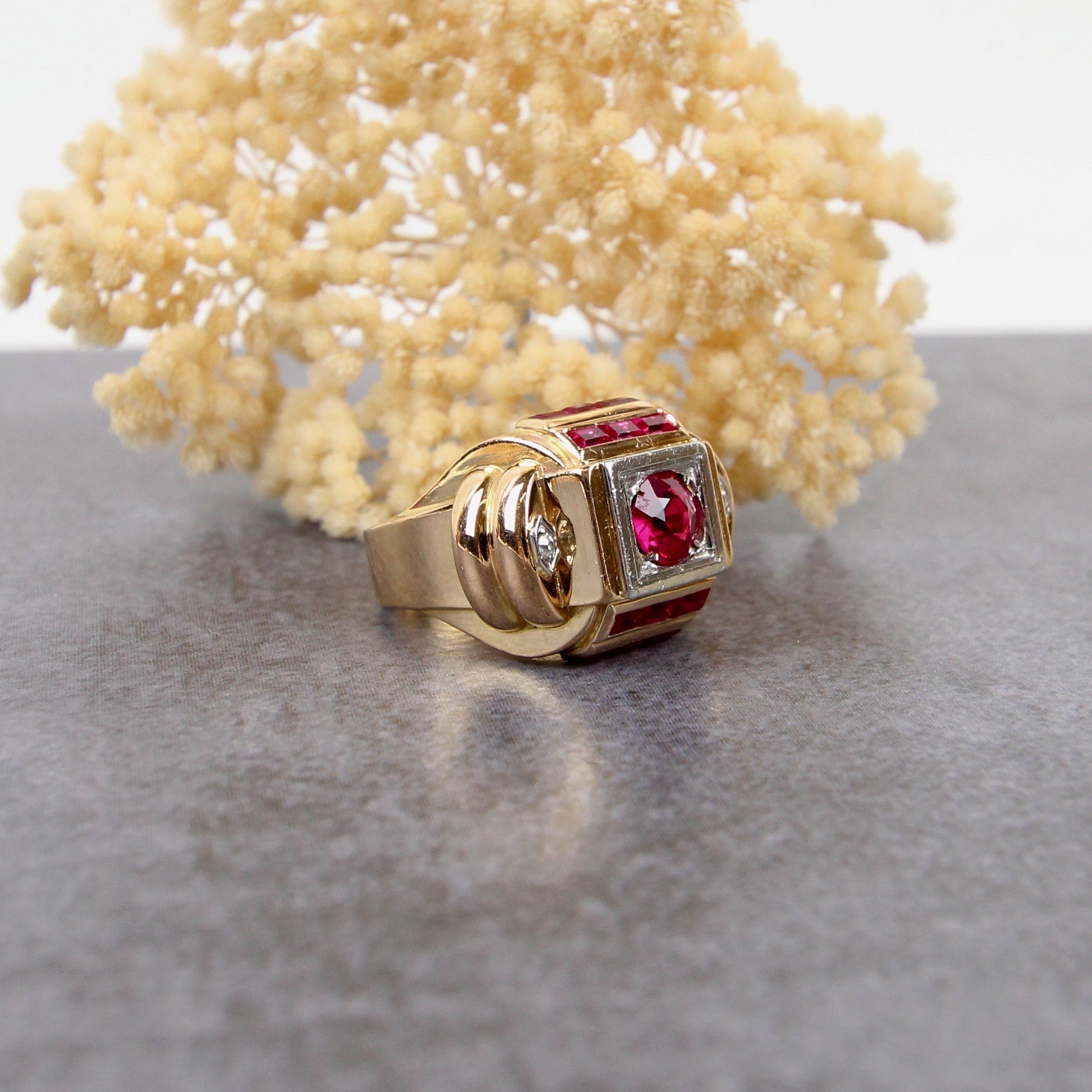 Bague rubis top joaillerie